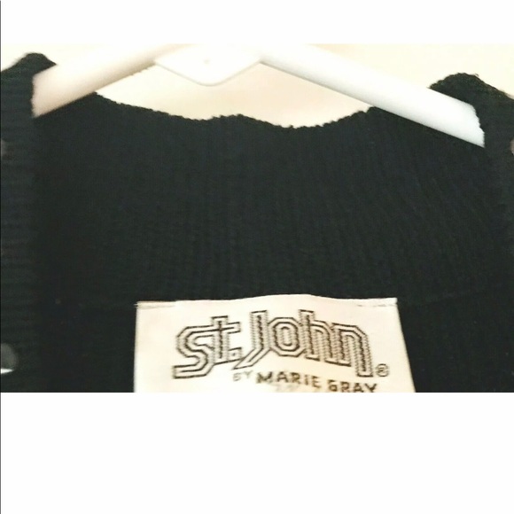 St John Knit Sweater Sequins Small Evening Wear Holiday Original Owner - Picture 6 of 15